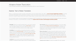Desktop Screenshot of albatrossolutions.com